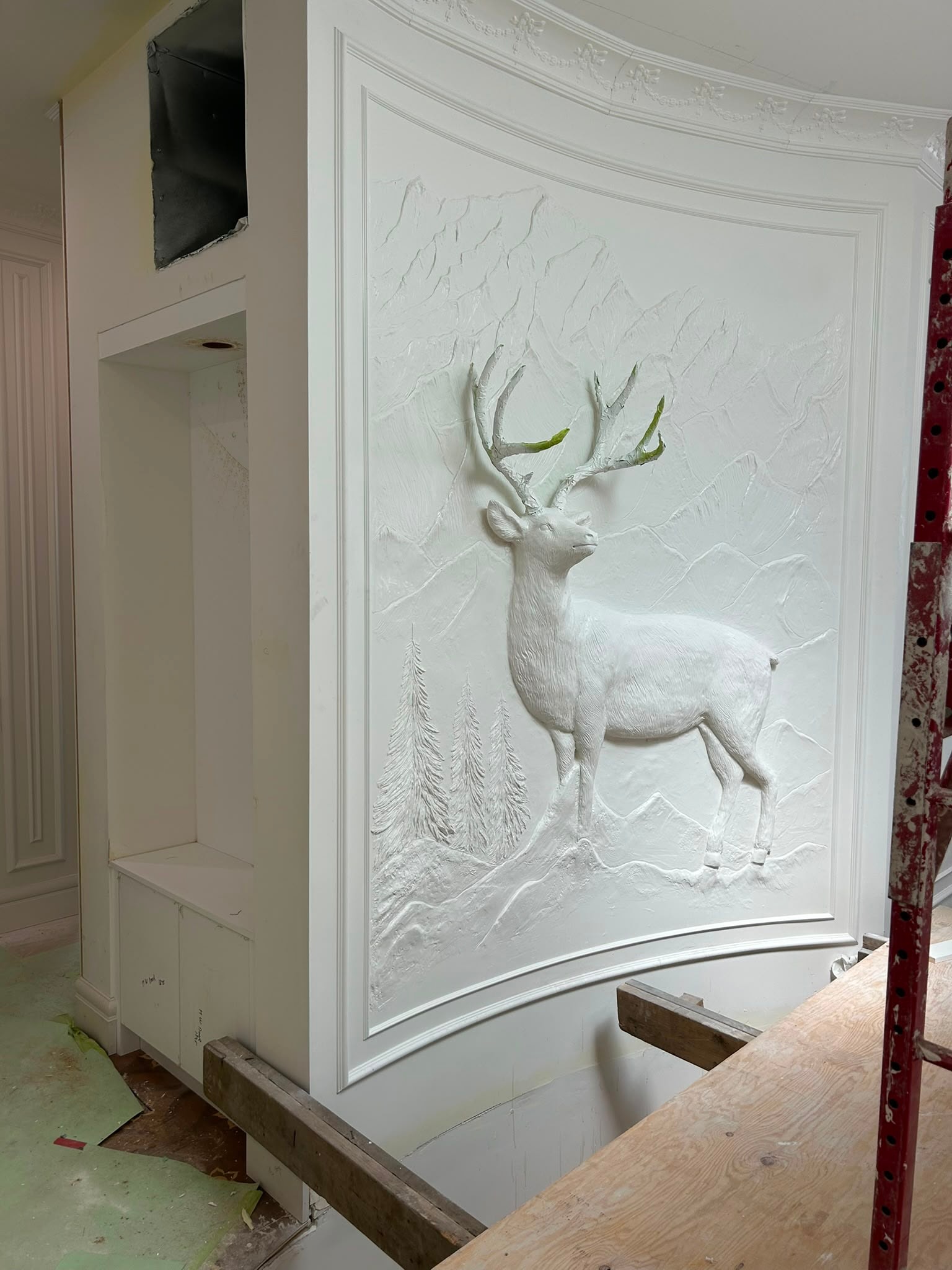 Plaster Wall Sculptures
